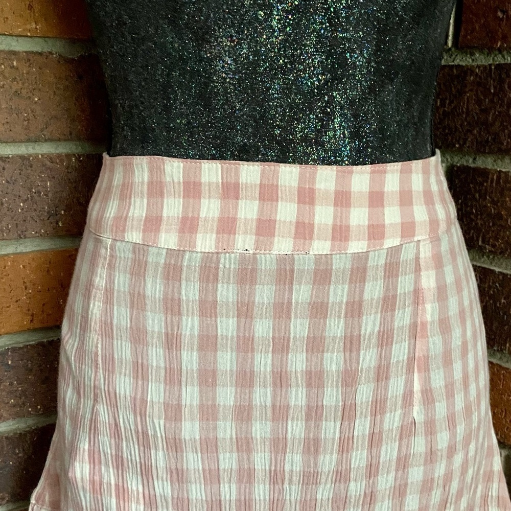 Topshop Rose Gingham Miniskirt - Picture 15 of 15